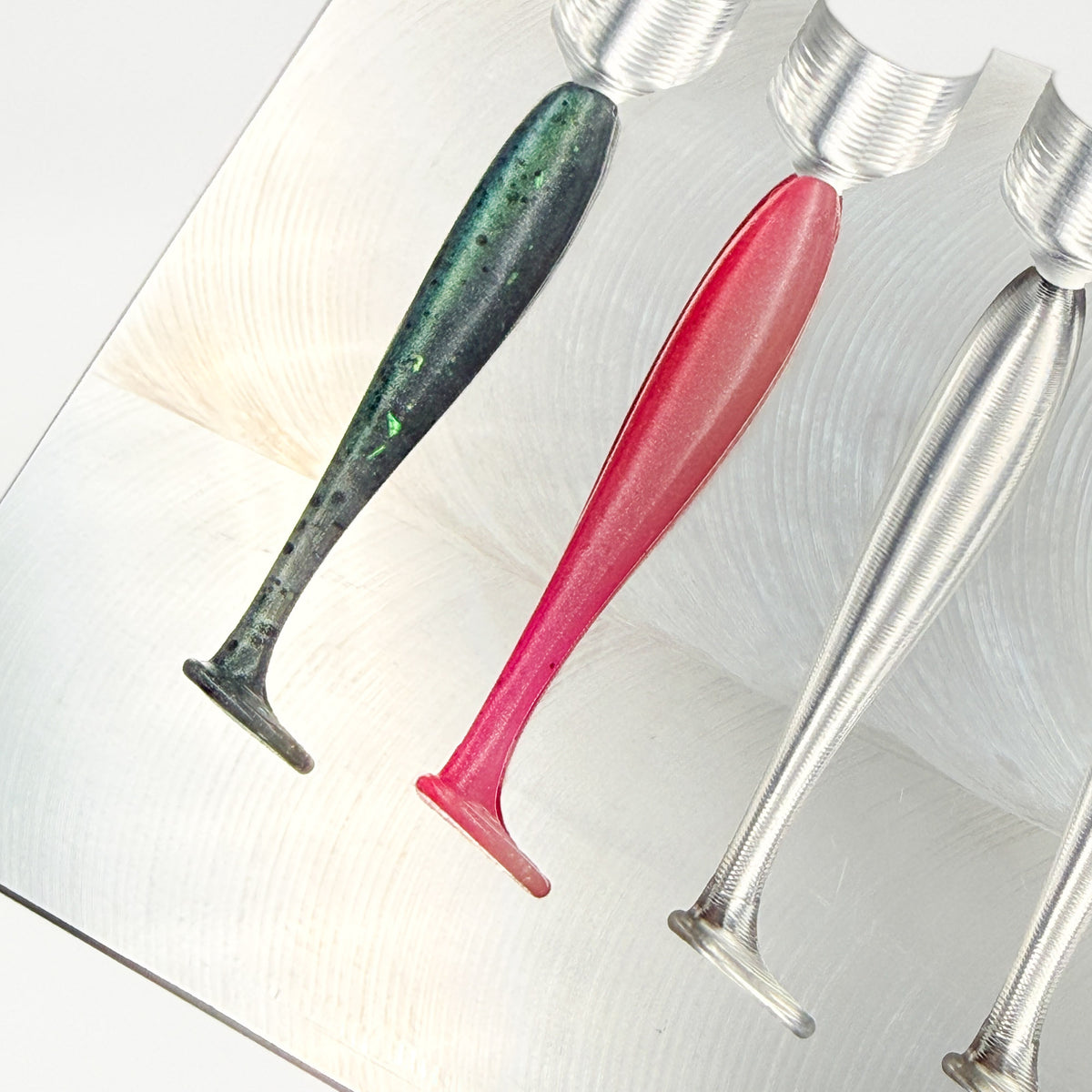 2.5 Inch Slick Swim Paddle Tail Swimbait Hand Injection Mold