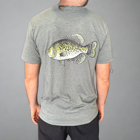 Epic Crappie T-Shirt - Heather Military Green