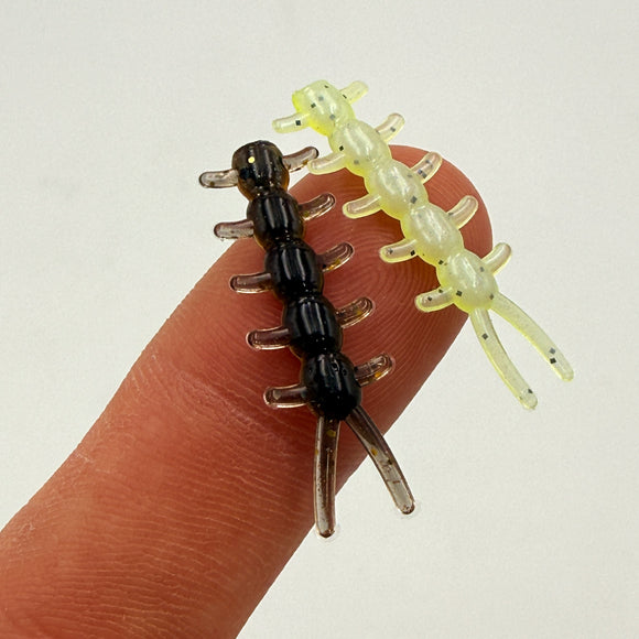 1.2 Inch Ice Dekapede Hand Injection Mold soft plastic bait mold by Epic Bait Molds