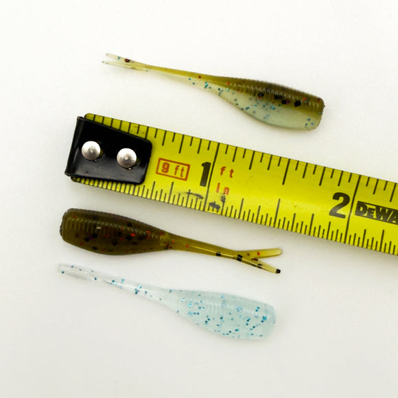 1.6 Inch Crappie Crusher Hand Injection Mold soft plastic bait mold by Epic Bait Molds