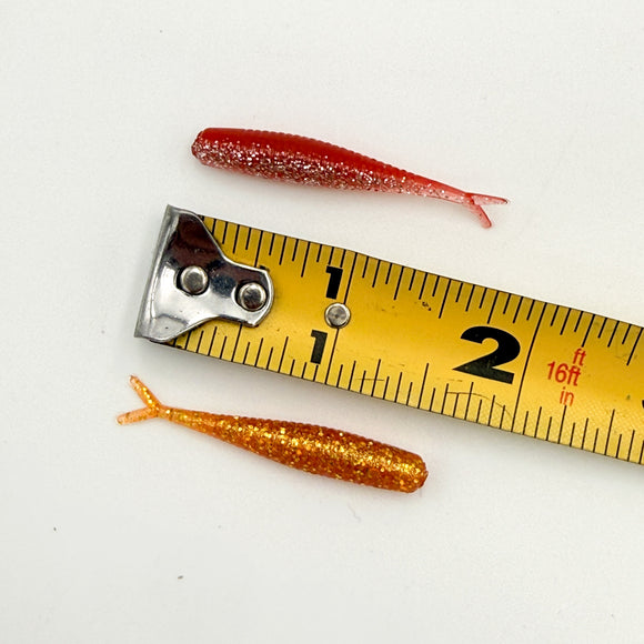 1.7 Inch Tactical Shad Hand Injection Mold soft plastic bait mold by Epic Bait Molds