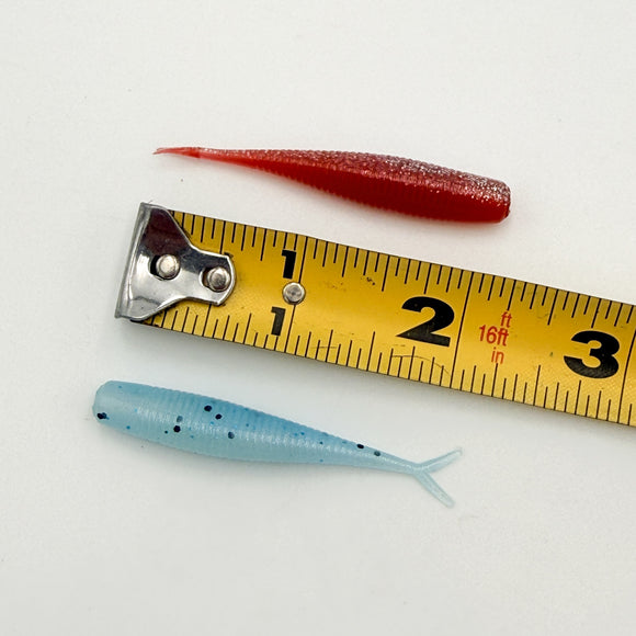 2.2 Inch Tactical Shad Hand Injection Mold soft plastic bait mold by Epic Bait Molds