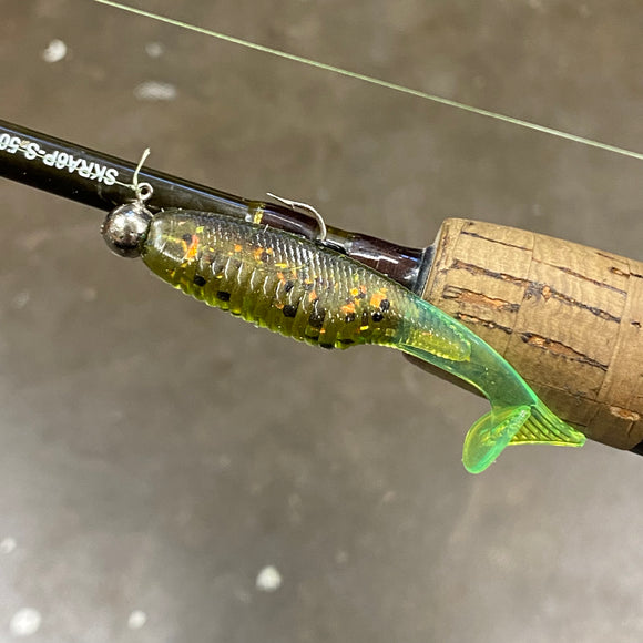 2.8 Inch Epic Slouch Hand Injection Mold soft plastic bait mold by Epic Bait Molds