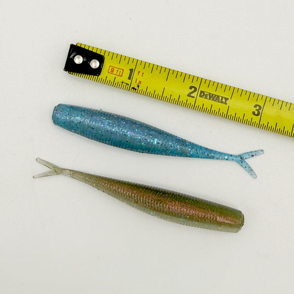 3.2 Inch Tactical Shad Hand Injection Mold soft plastic bait mold by Epic Bait Molds