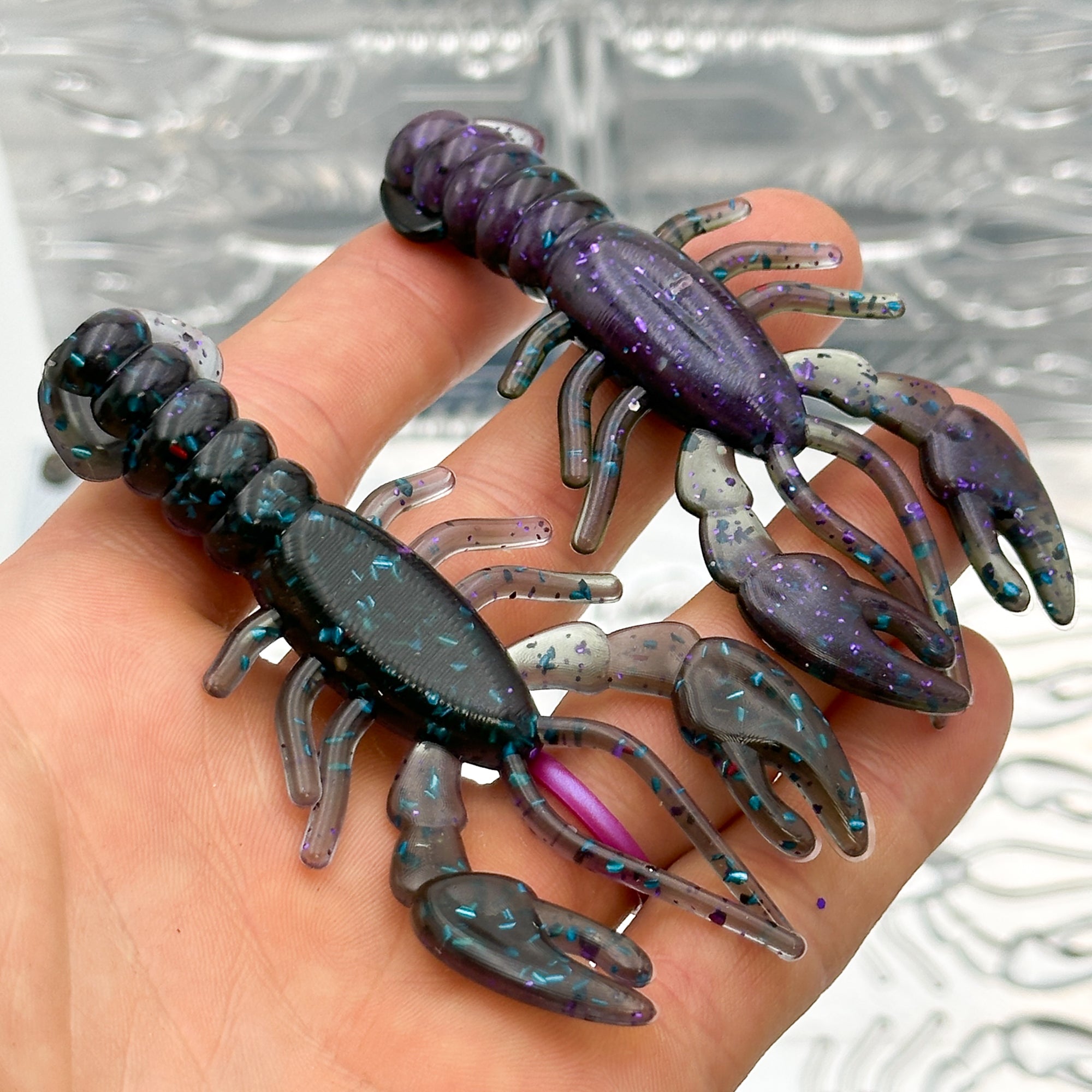 3.4 Inch Glory Craw Hand Injection Mold – Epic Bait Molds