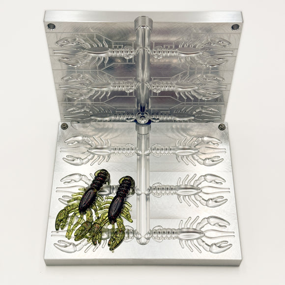 1.4 Inch Skrimp Shrimp Hand Injection Mold – Epic Bait Molds