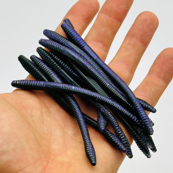 4 Inch Finesse Worm Hand Injection Mold soft plastic bait mold by Epic Bait Molds