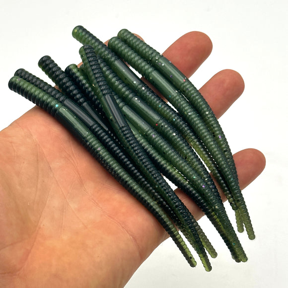 5 Inch Pintail Worm Hand Injection Mold soft plastic bait mold by Epic Bait Molds