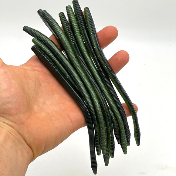 7 Inch Finesse Worm Hand Injection Mold soft plastic bait mold by Epic Bait Molds