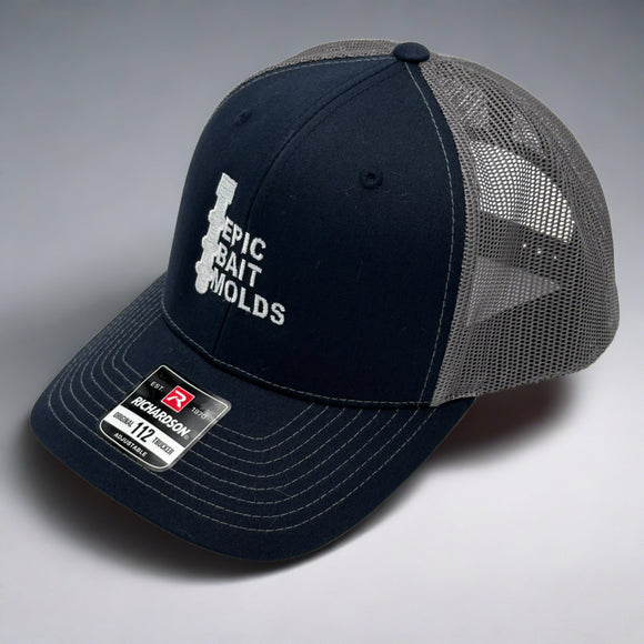 Epic Bait Molds Logo Trucker Hat - Navy/Charcoal