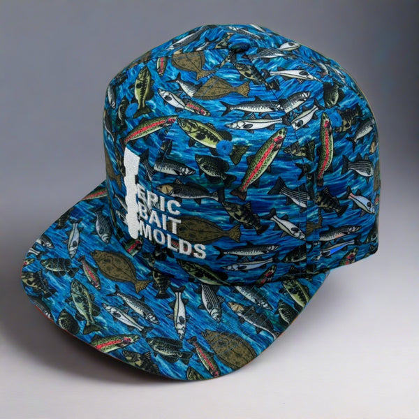 Epic Bait Molds Logo Flat Brim Hat Epic Fish - Main Image