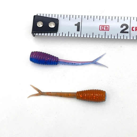 1.6 Inch Ice Jerk Hand Injection Mold soft plastic bait mold by Epic Bait Molds