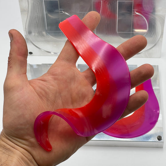 Tail Mold - 12 Inch Mega Curly Tail Grub soft plastic bait mold by Epic Bait Molds