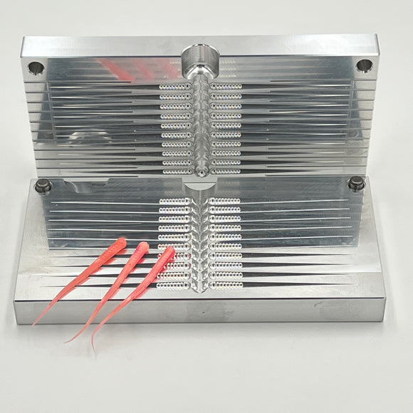 2.5 Inch Ice Spike Hand Injection Mold soft plastic bait mold by Epic Bait Molds