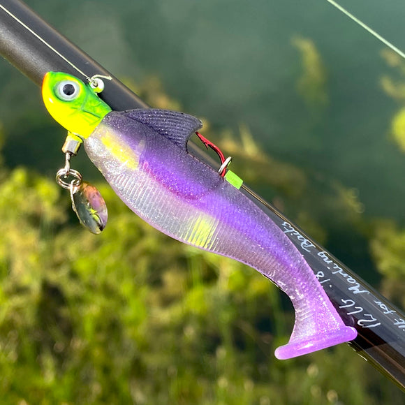 2.5 Inch Epic Spiffy Kick Hand Injection Mold soft plastic bait mold by Epic Bait Molds