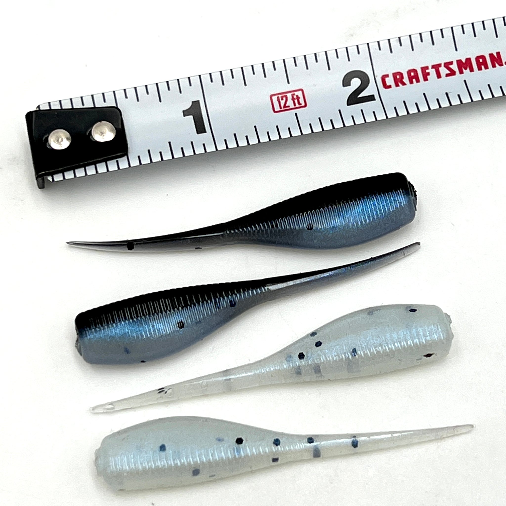 24) 2" SLAB HUNTER "DISCO" JIGS CRAPPIE PANFISH STINGER SOFT - Foto 9