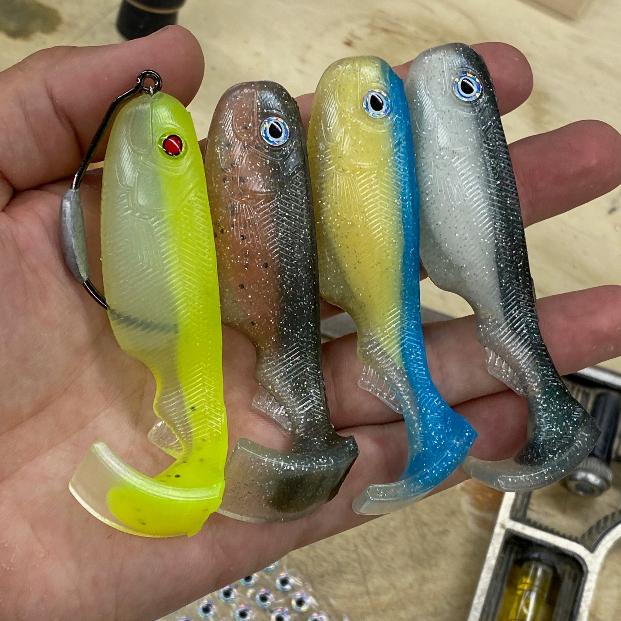 custom molds for fishing lures 3.5 Inch Epic Pud Open Pour Mold – Epic Bait Molds