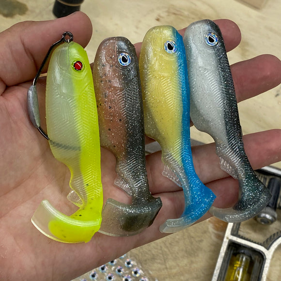 4 DR Swimbait Mold Top Injection