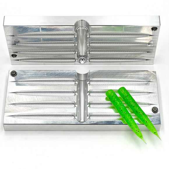 3 Inch Ned Stinger Hand Injection Mold soft plastic bait mold by Epic Bait Molds