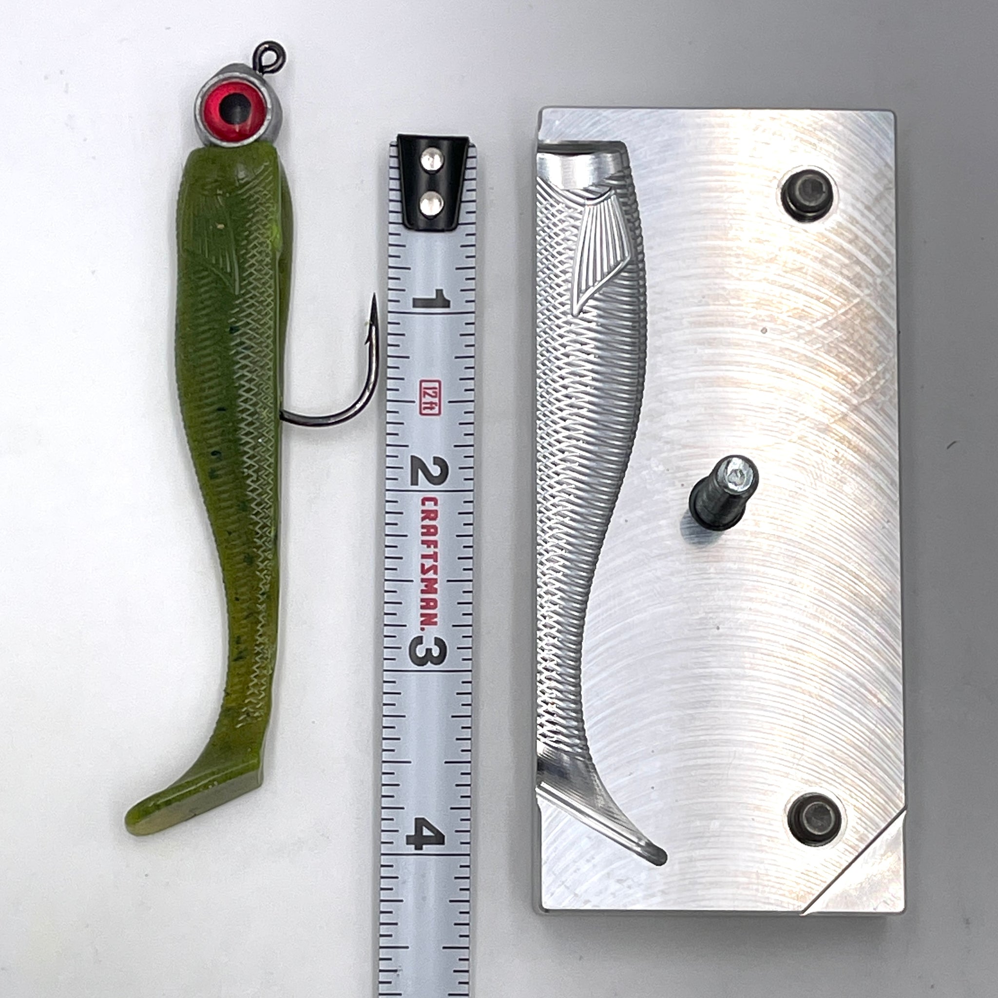 Open Top Lure Mold and a Package of Recycled Hand Poured Creature Bait –  Red Oak Trading Company, LLC