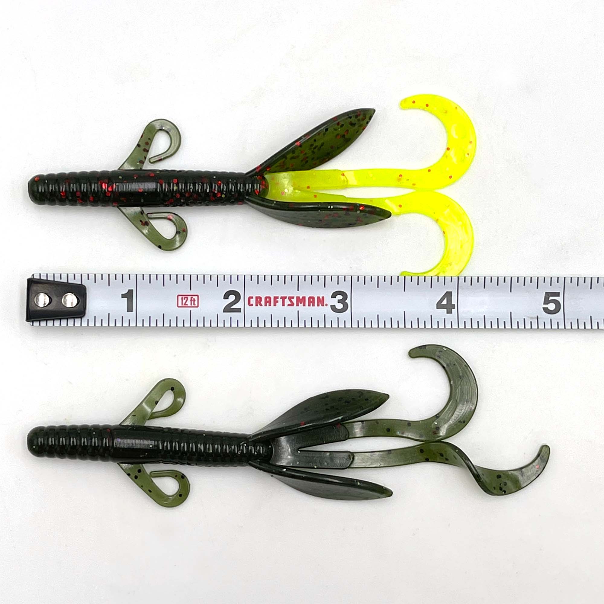 bush hog fishing lure 5 Inch Hawg Hand Injection Mold – Epic Bait Molds