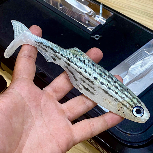 7.5 Inch Epic PreyBait Hand Injection Mold soft plastic bait mold by Epic Bait Molds