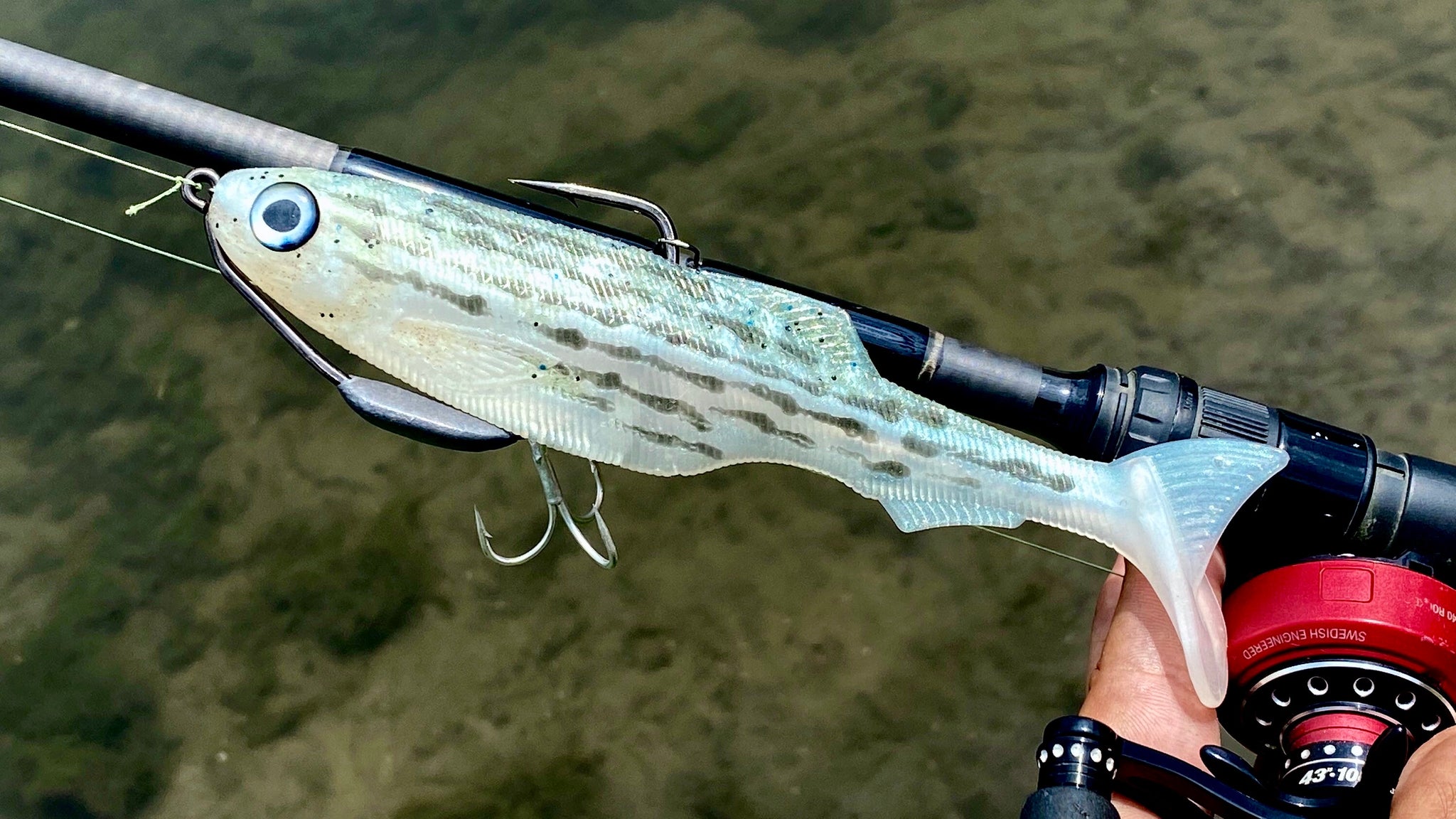 Moule Pour Leurre De Pêche 'Bloodworm Barkley Swimbait' - 15 Cavités - Pierre Acrylique - Neuf